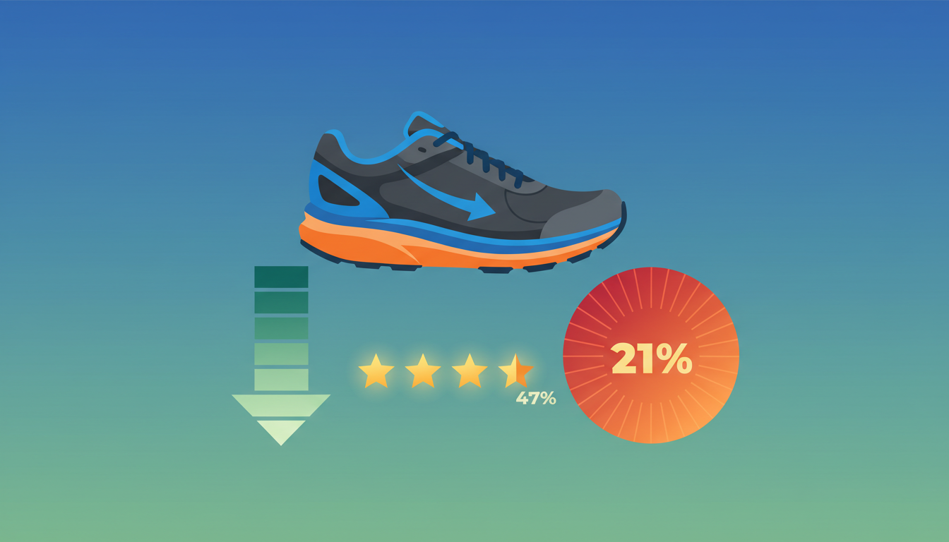 Sports & Fitness Averages 4.47 Stars — But 21% of Brands Are One Bad Month From Churn